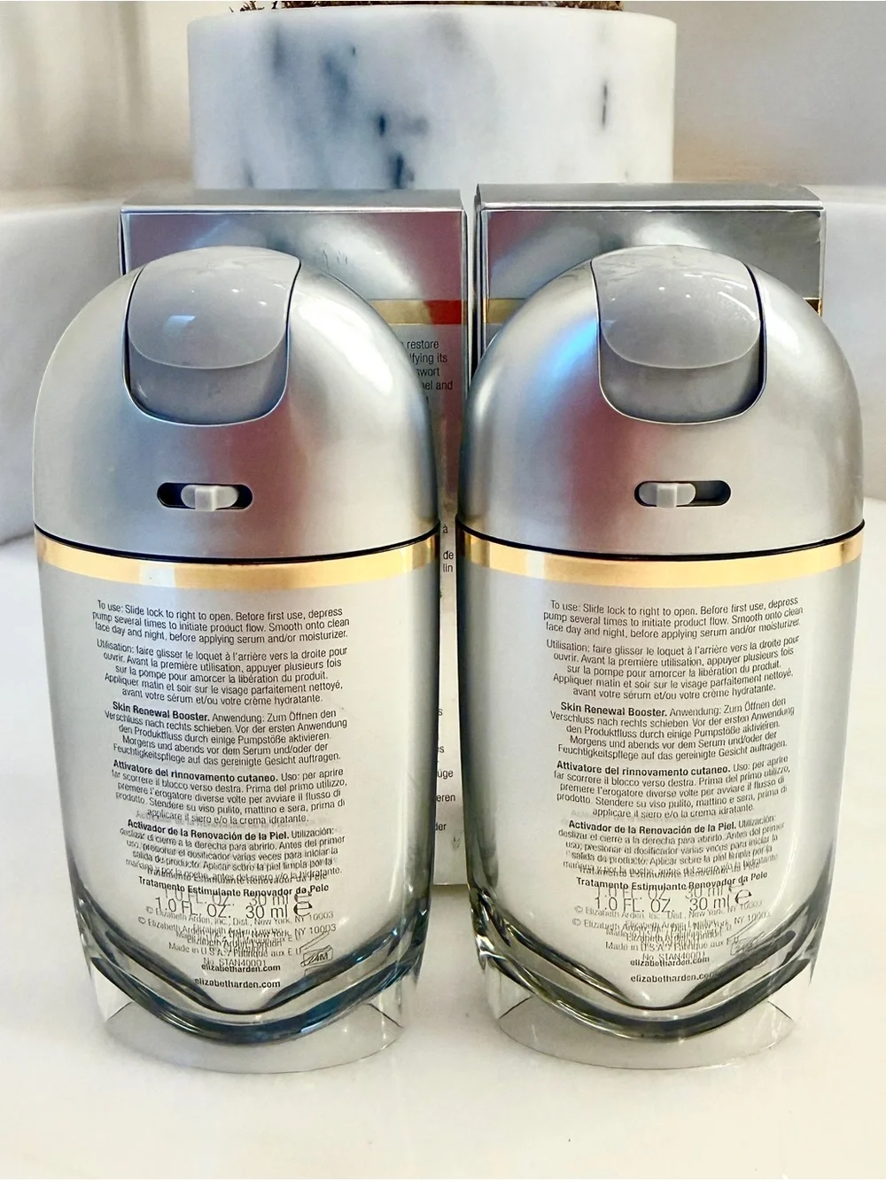 TWO Elizabeth Arden Super Start Skin Renewal Boosters. Total 2.0 Full Ounces - Picture 2 of 3